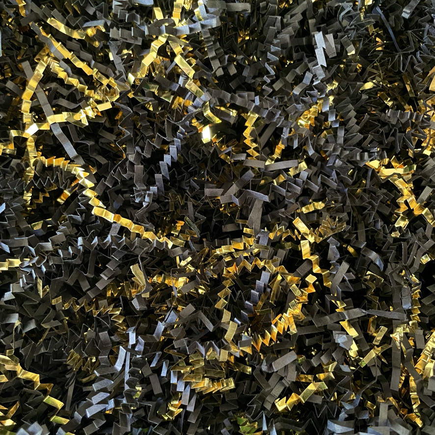 Bolsa de Viruta Negra con Dorado 100g